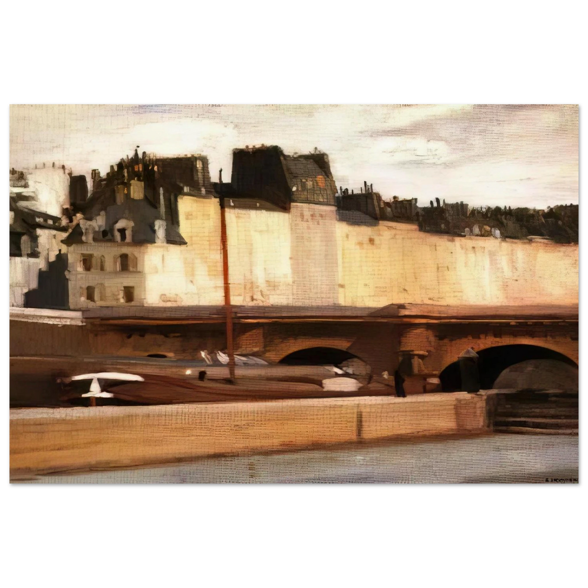 Écluse de la Monnaie Poster | Edward Hopper Poster | Edward Hopper Print