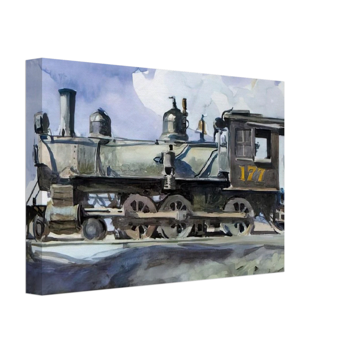 D. and R. G. Locomotive Canvas | Edward Hopper Canvas | Edward Hopper Print