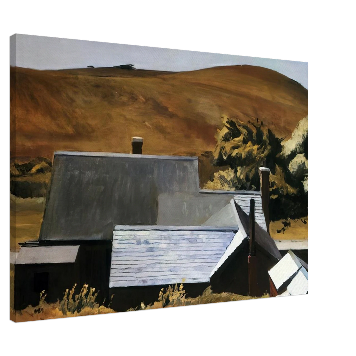 Burly Cobb s House, South Truro Canvas | Edward Hopper Canvas | Edward Hopper Print