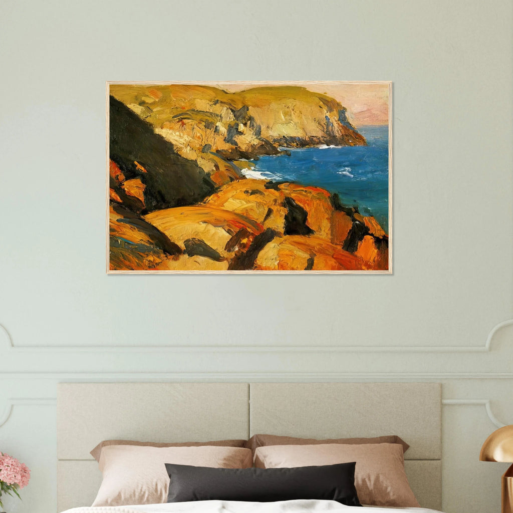 Blackhead, Monhegan Framed Poster | Edward Hopper Framed Prints Wall Art | Edward Hopper Print