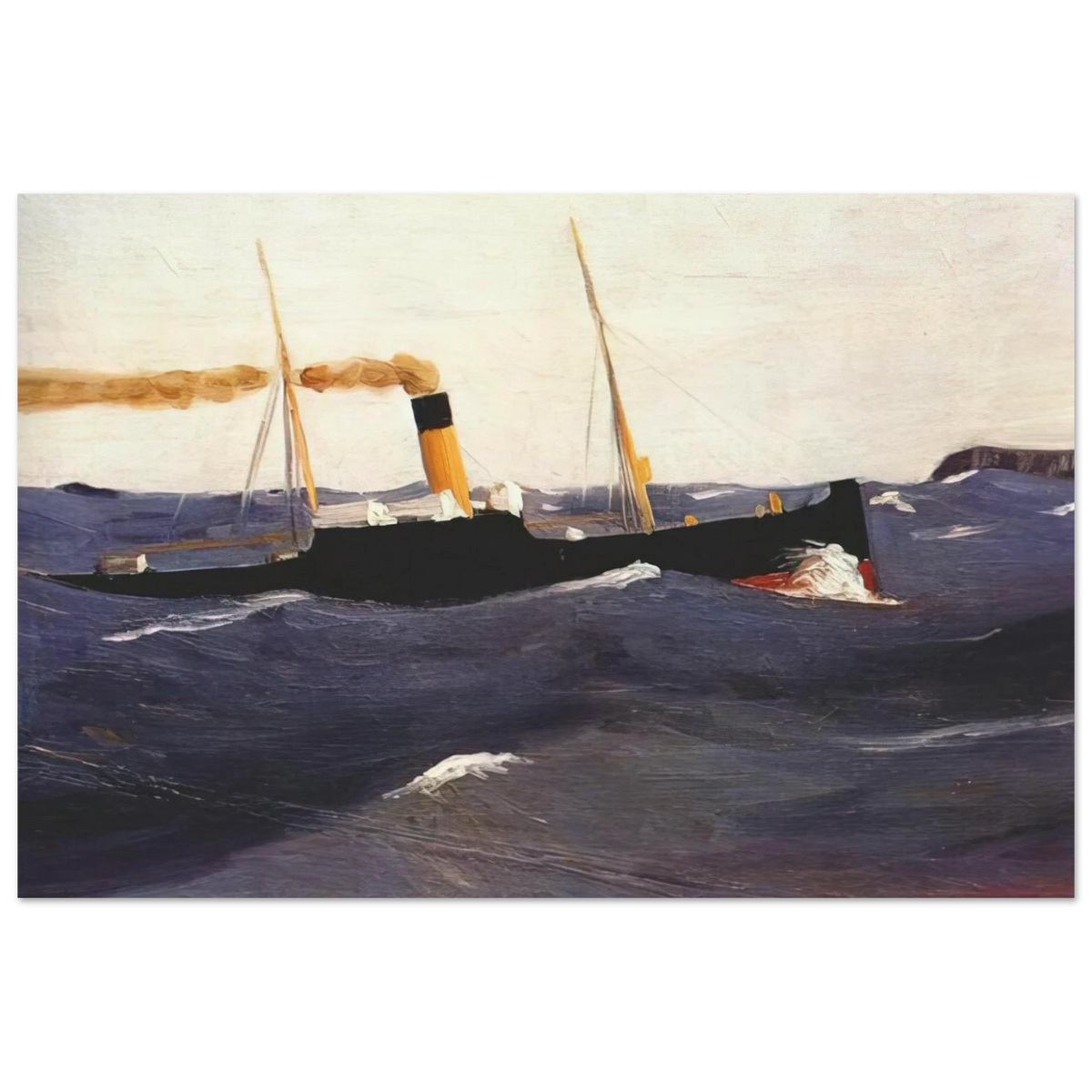 Tramp Steamer Poster | Edward Hopper Poster | Edward Hopper Print