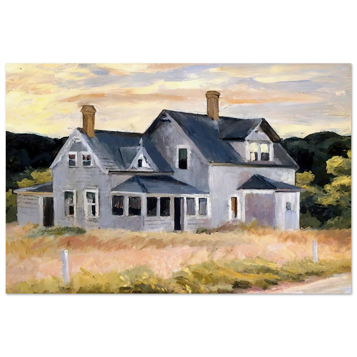 House by a Road Poster | Edward Hopper Poster | Edward Hopper Print