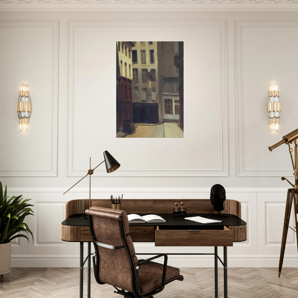 Paris Street Canvas | Edward Hopper Canvas | Edward Hopper Print
