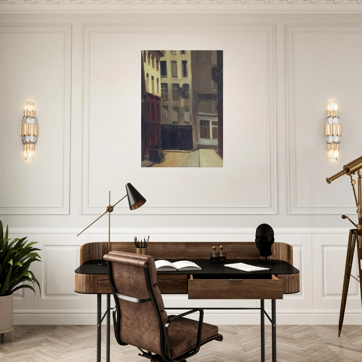 Paris Street Canvas | Edward Hopper Canvas | Edward Hopper Print