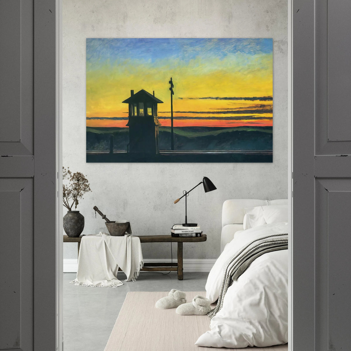 Railroad Sunset Poster | Edward Hopper Poster | Edward Hopper Print