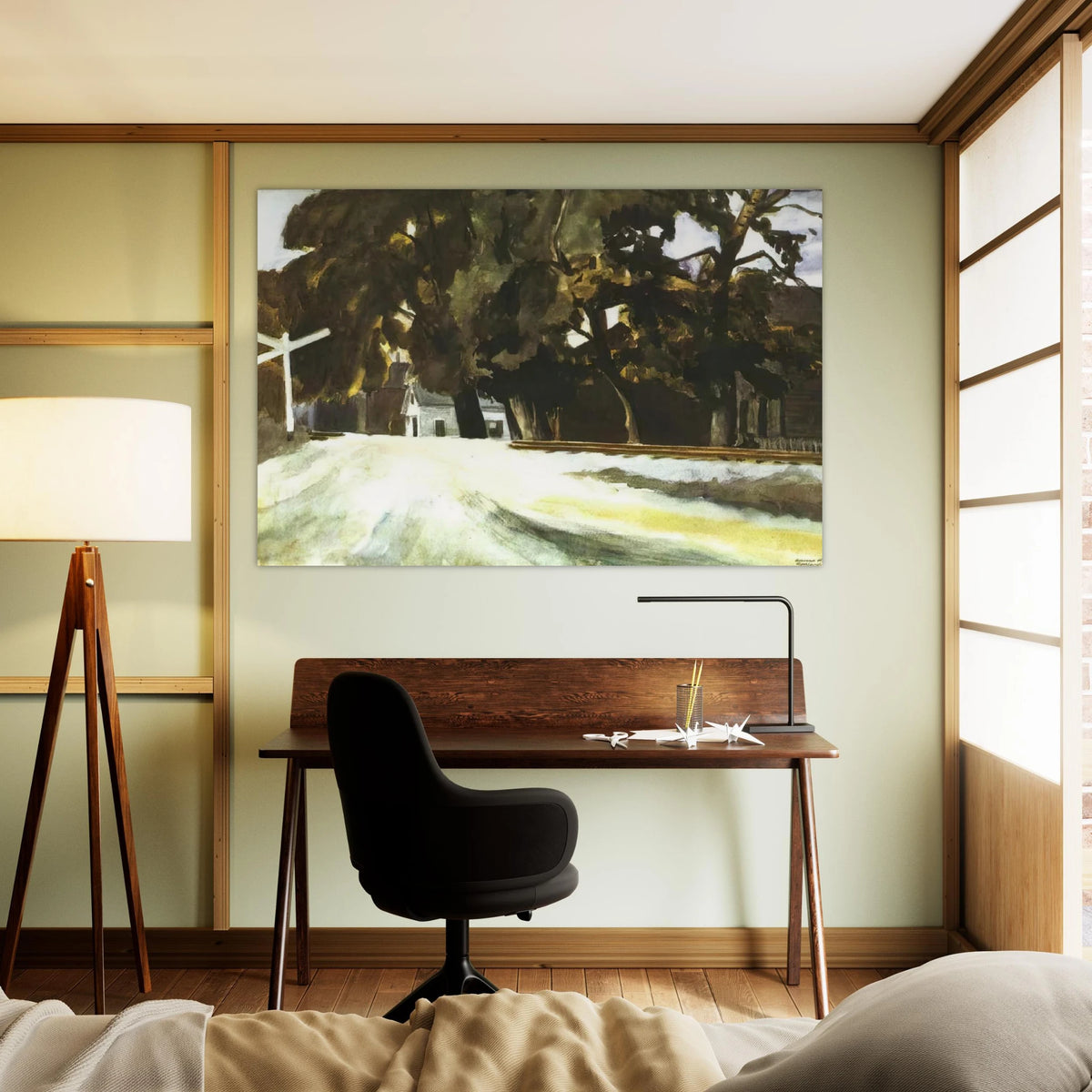 Railroad Crossing Poster | Edward Hopper Poster | Edward Hopper Print