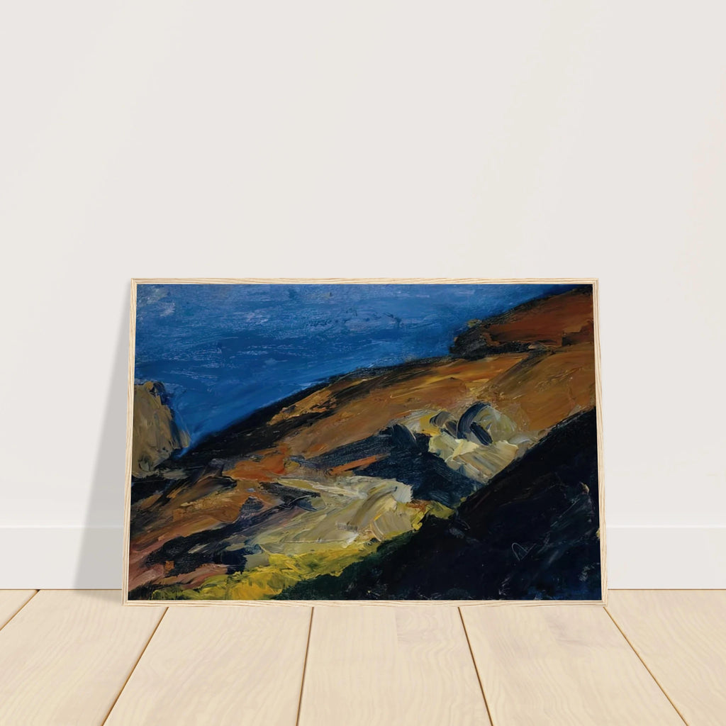 Rocks and Shore Framed Poster | Edward Hopper Framed Prints Wall Art | Edward Hopper Print