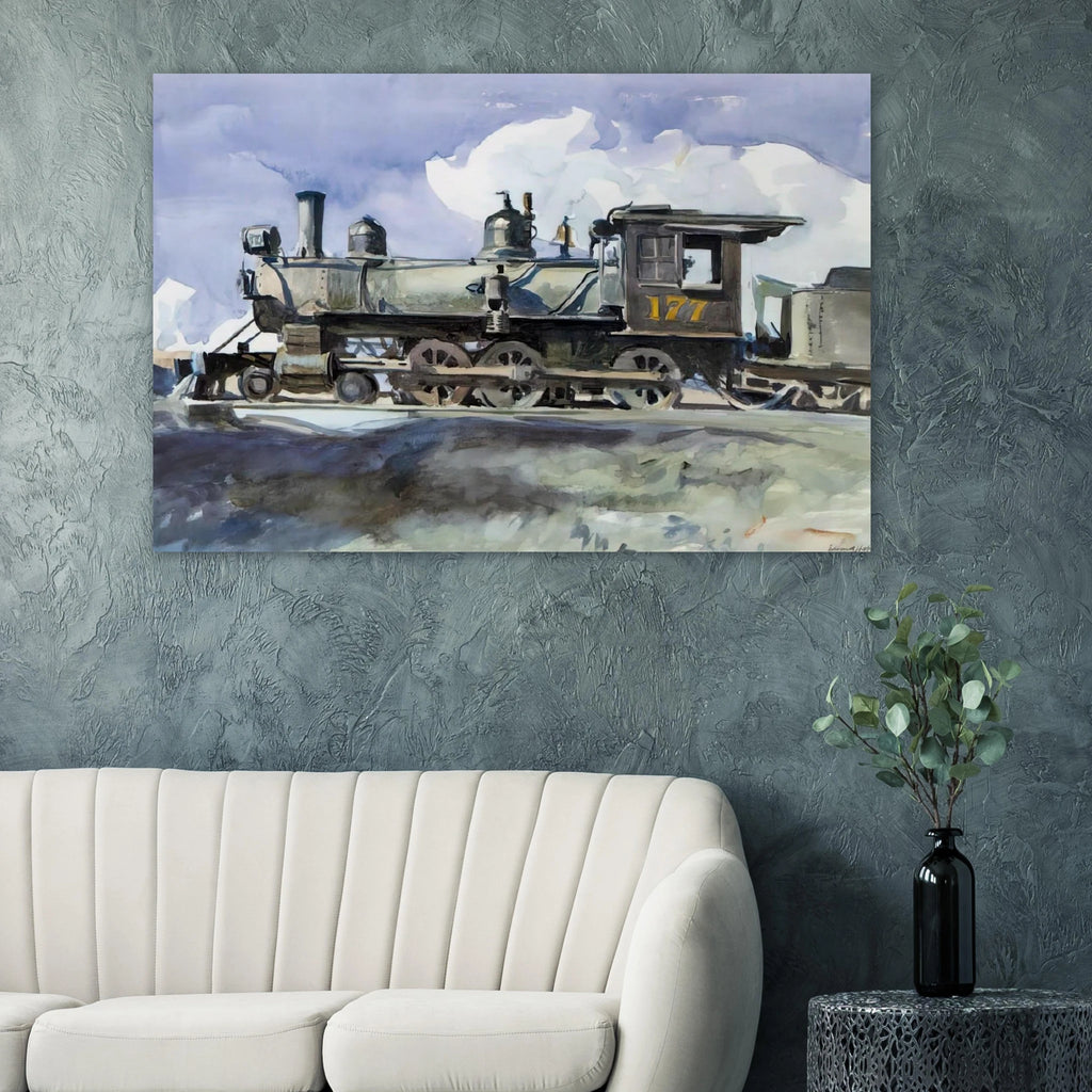 D. and R. G. Locomotive Poster | Edward Hopper Poster | Edward Hopper Print