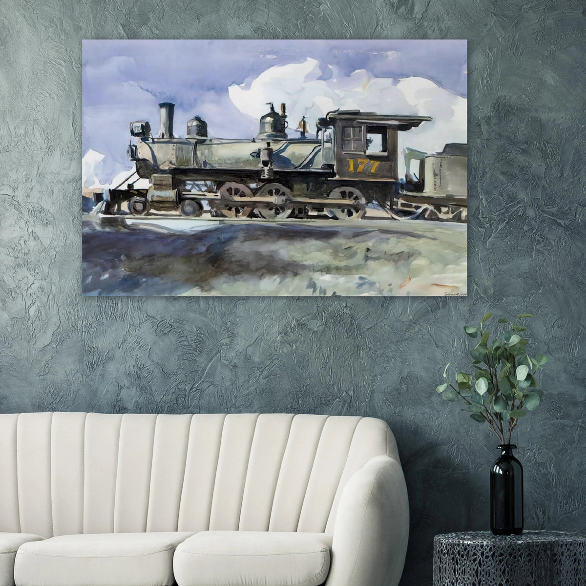D. and R. G. Locomotive Poster | Edward Hopper Poster | Edward Hopper Print