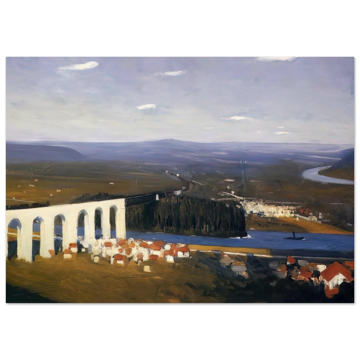 Valley of the Seine Poster | Edward Hopper Poster | Edward Hopper Print