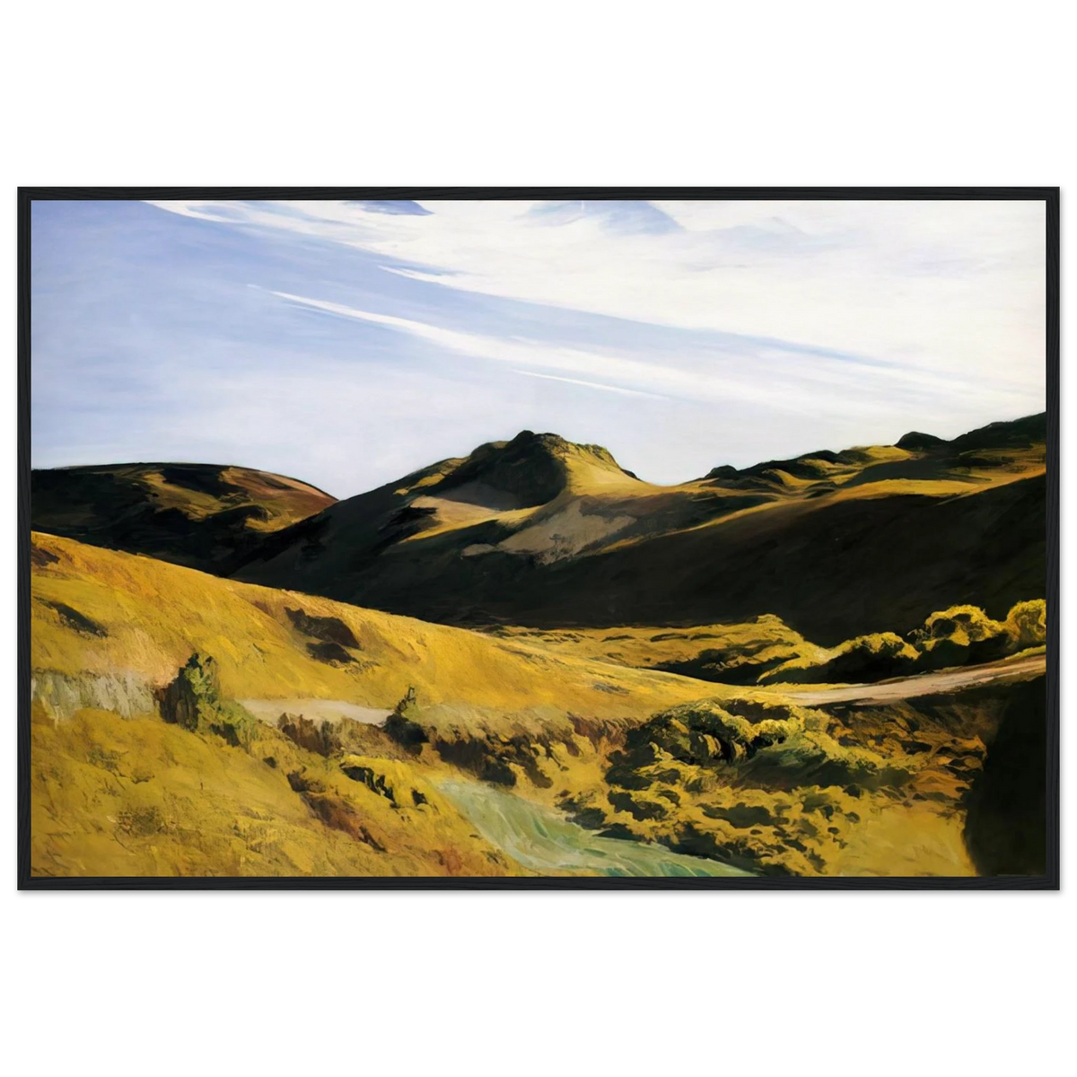 The Camel s Hump Framed Poster | Edward Hopper Framed Prints Wall Art | Edward Hopper Print