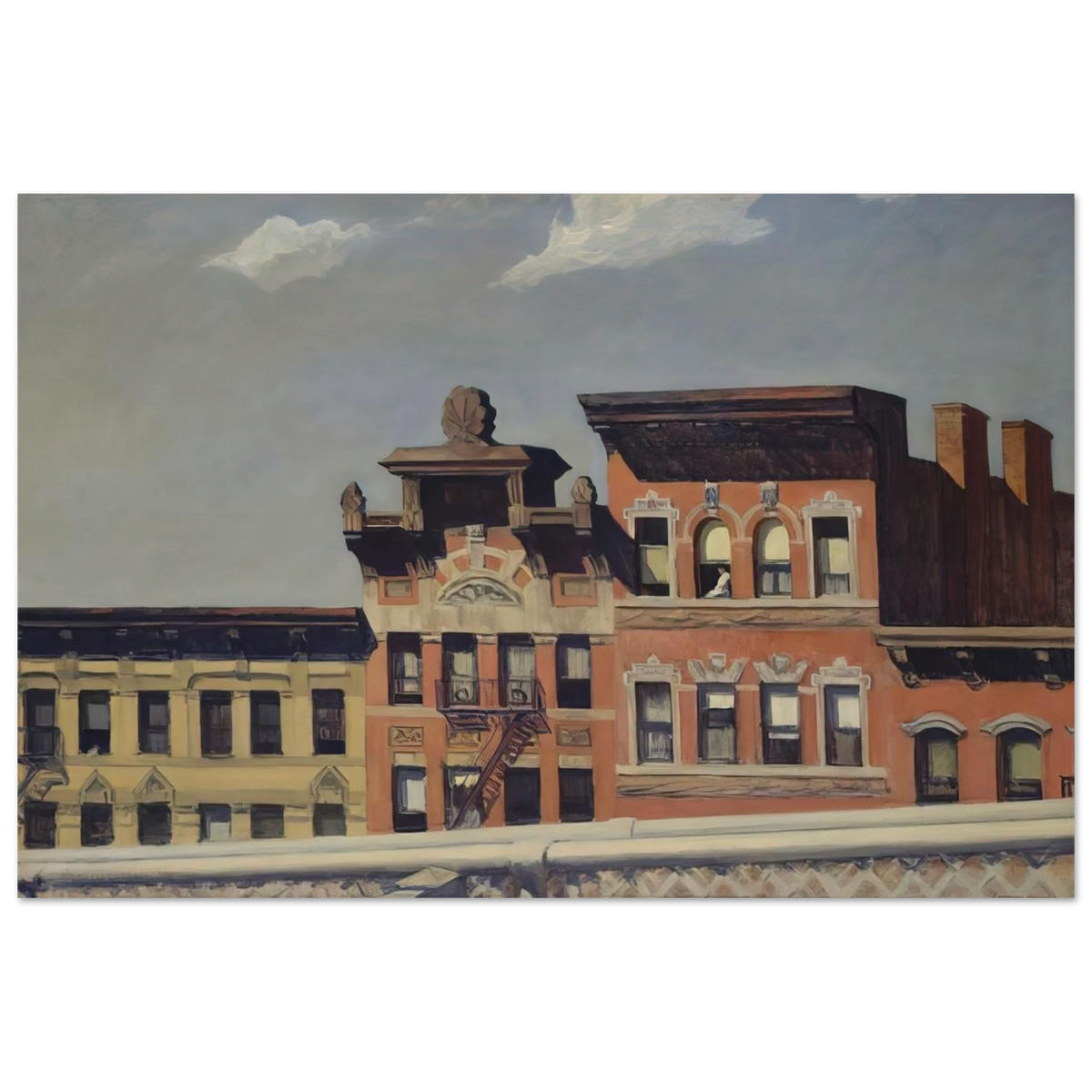 From Williamsburg Bridge Poster | Edward Hopper Poster | Edward Hopper Print