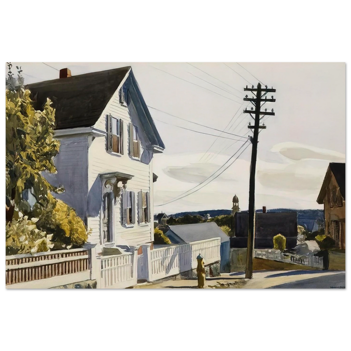 Adam s House Poster | Edward Hopper Poster | Edward Hopper Print