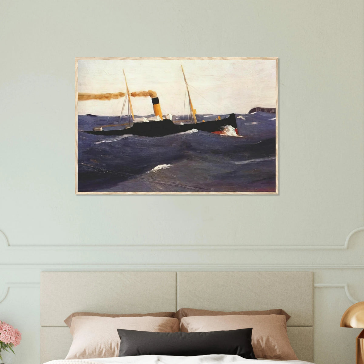 Tramp Steamer Framed Poster | Edward Hopper Framed Prints Wall Art | Edward Hopper Print