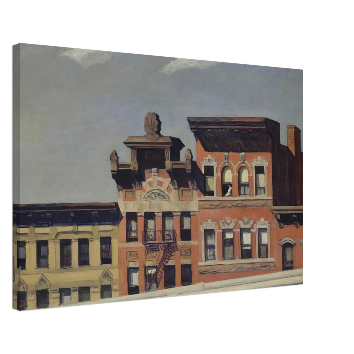 From Williamsburg Bridge Canvas | Edward Hopper Canvas | Edward Hopper Print