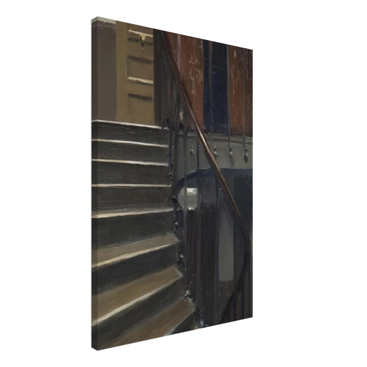 Stairway at 48 rue de Lille, Paris Canvas | Edward Hopper Canvas | Edward Hopper Print