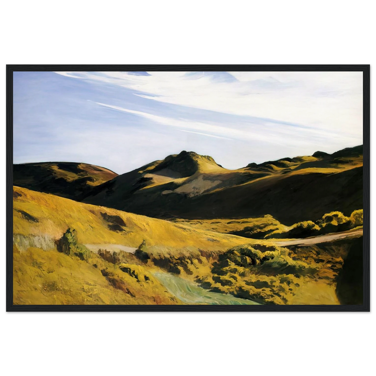 The Camel s Hump Framed Poster | Edward Hopper Framed Prints Wall Art | Edward Hopper Print