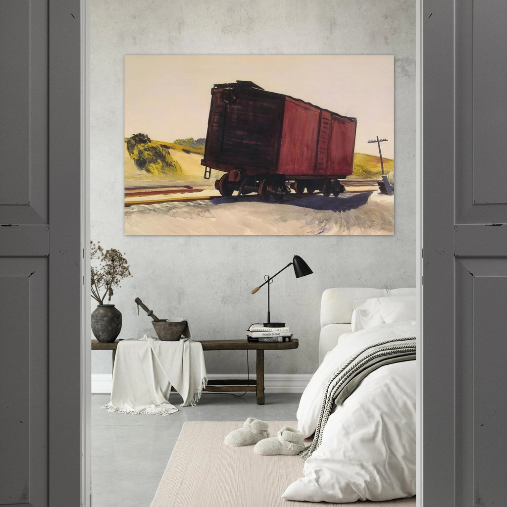 Freight Car at Truro Poster | Edward Hopper Poster | Edward Hopper Print