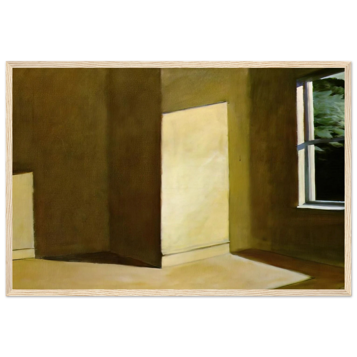 Sun in an Empty Room Framed Poster | Edward Hopper Framed Prints Wall Art | Edward Hopper Print
