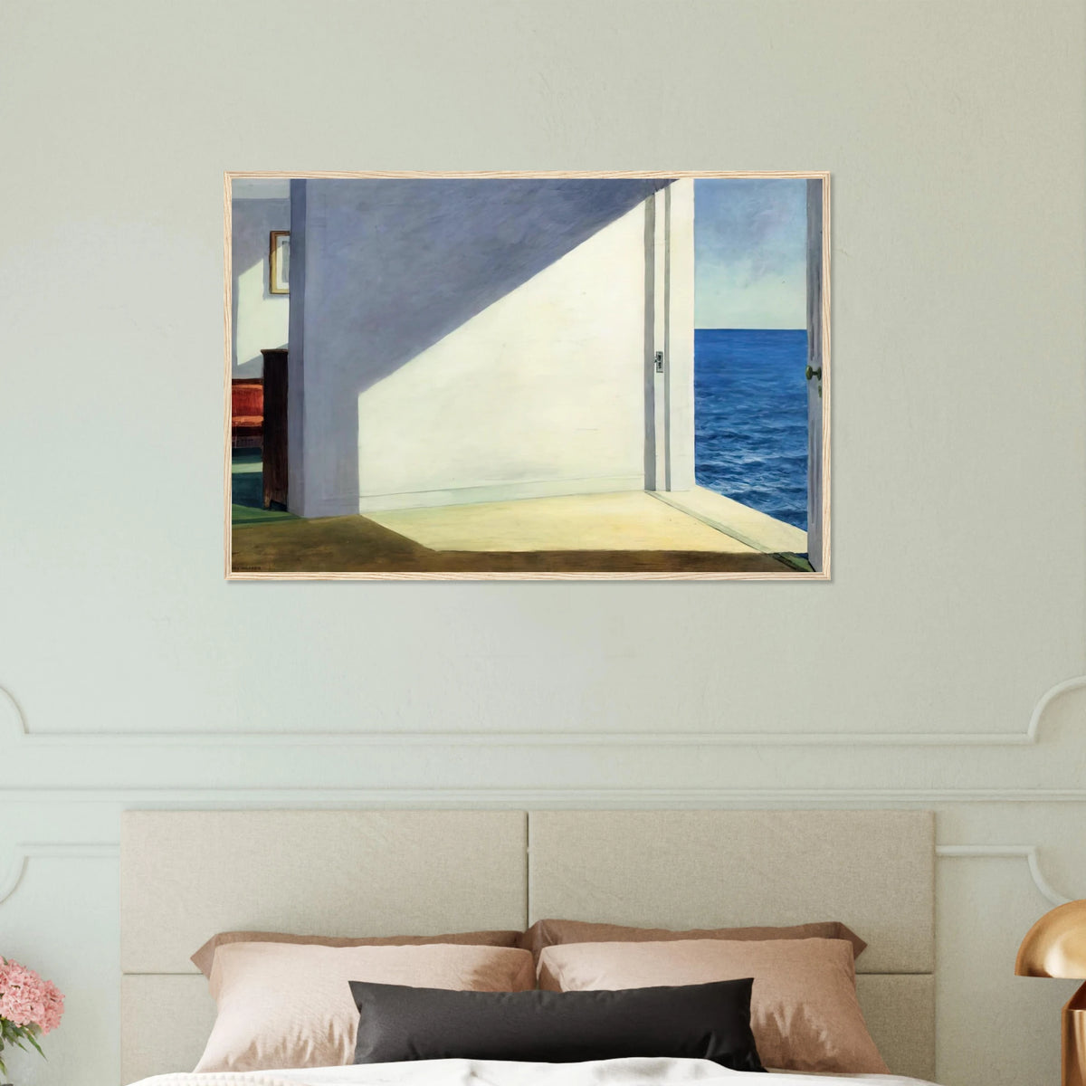 Rooms By The Sea Framed Poster | Edward Hopper Framed Prints Wall Art | Edward Hopper Print
