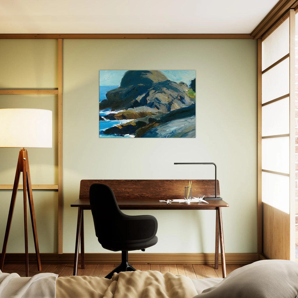Rocky Shore Canvas | Edward Hopper Canvas | Edward Hopper Print