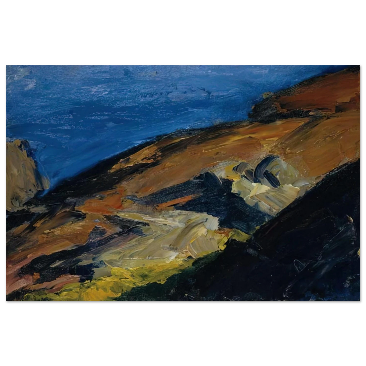 Rocks and Shore Poster | Edward Hopper Poster | Edward Hopper Print