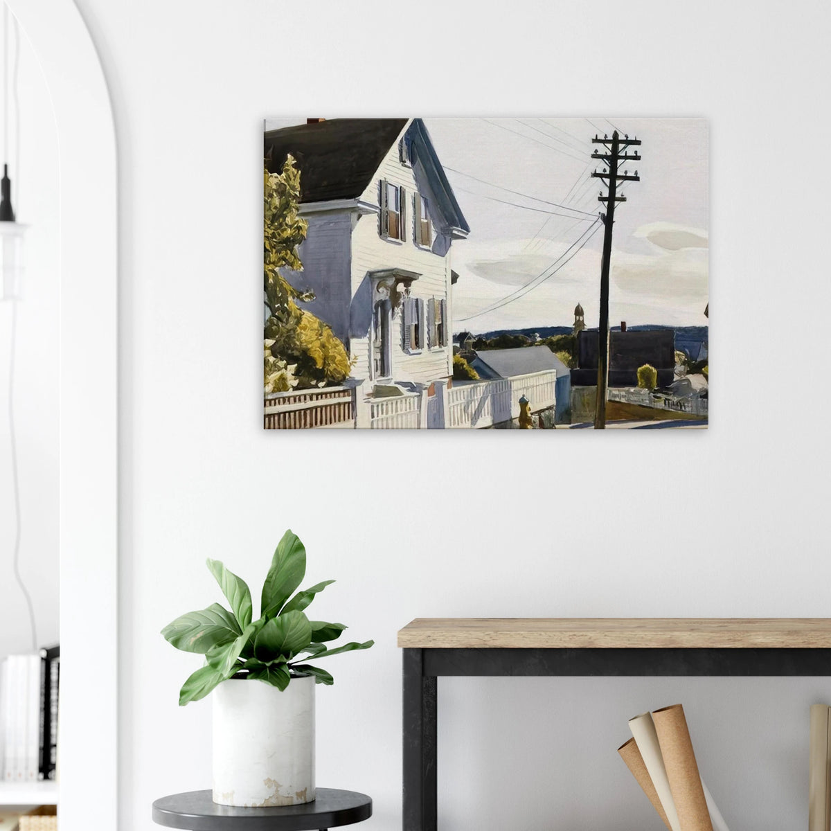 Adam s House Canvas | Edward Hopper Canvas | Edward Hopper Print