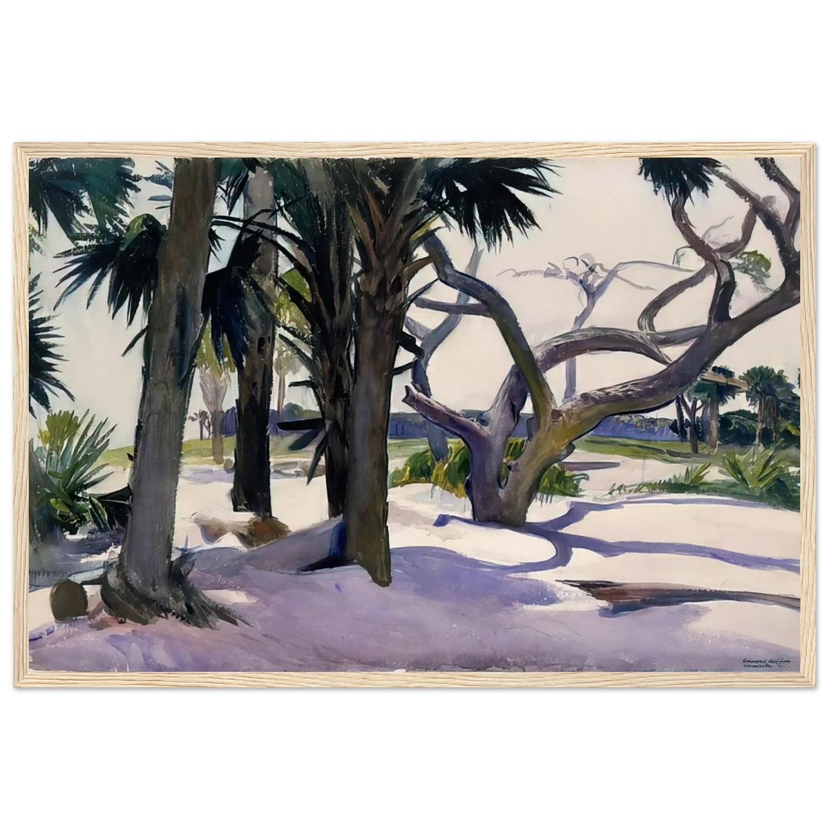 Folly Beach, Charleston, South Carolina Framed Poster | Edward Hopper Framed Prints Wall Art | Edward Hopper Print