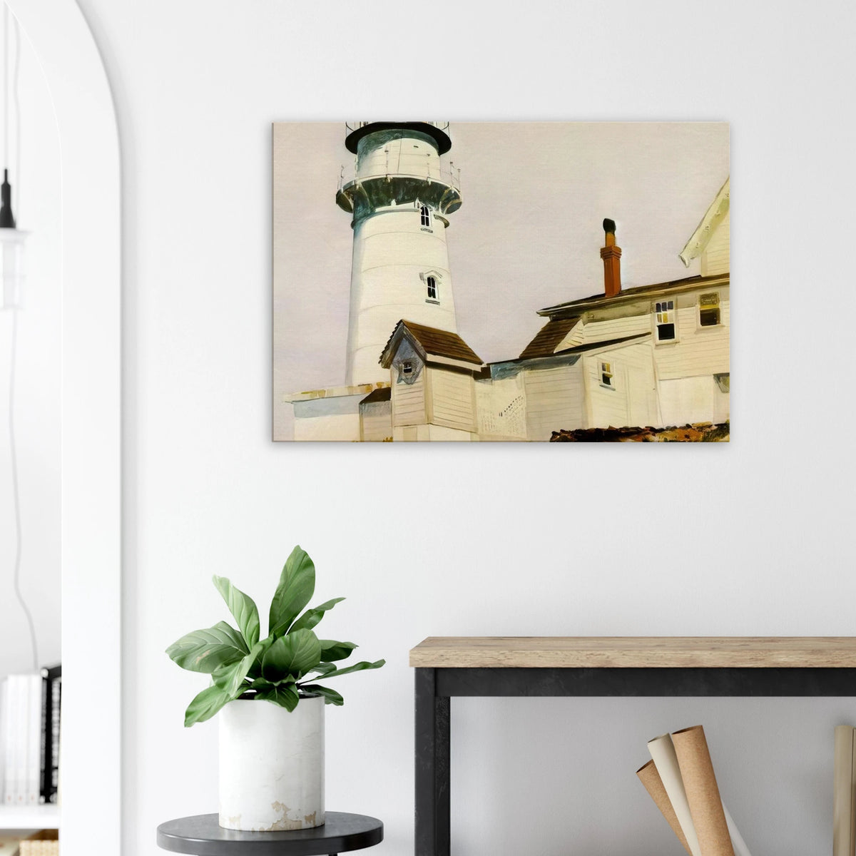 Light at Two lights Canvas | Edward Hopper Canvas | Edward Hopper Print