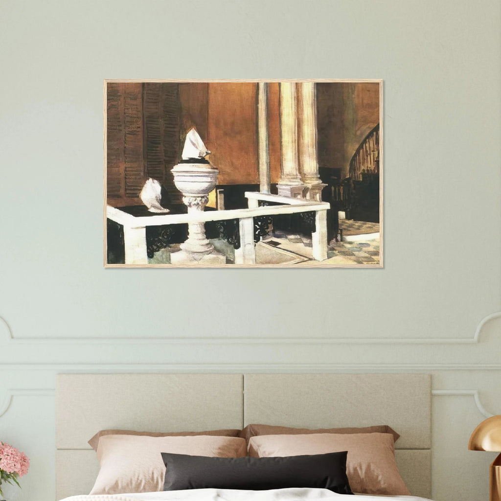 Baptistry of St. John s Framed Poster | Edward Hopper Framed Prints Wall Art | Edward Hopper Print
