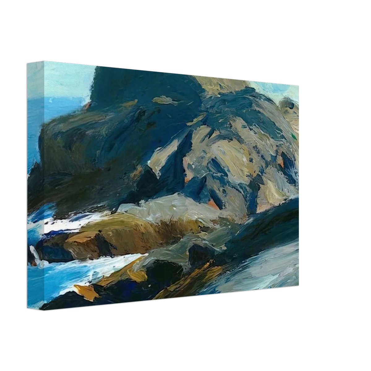 Rocky Shore Canvas | Edward Hopper Canvas | Edward Hopper Print