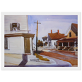 Street Corner Framed Poster | Edward Hopper Framed Prints Wall Art | Edward Hopper Print