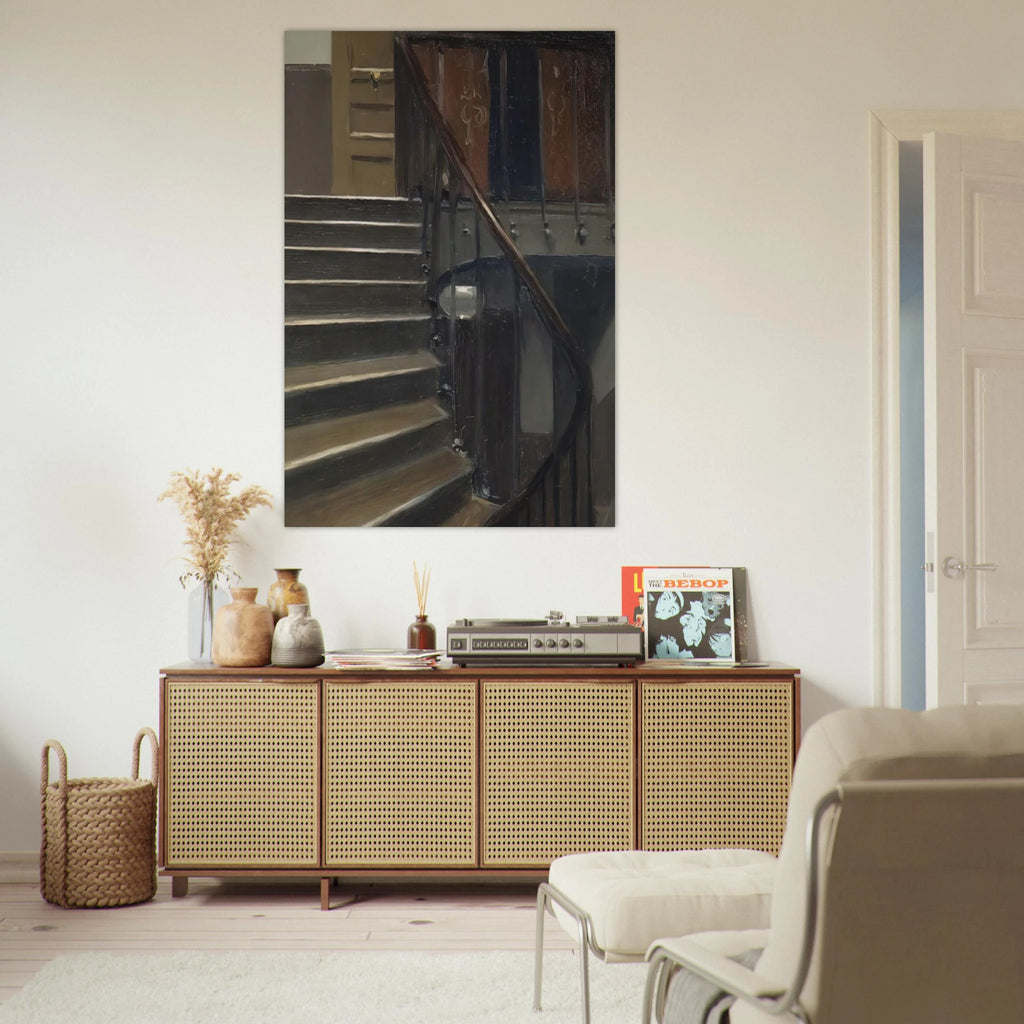 Stairway at 48 rue de Lille, Paris Poster | Edward Hopper Poster | Edward Hopper Print