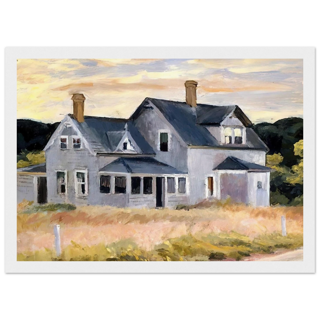 House by a Road Framed Poster | Edward Hopper Framed Prints Wall Art | Edward Hopper Print