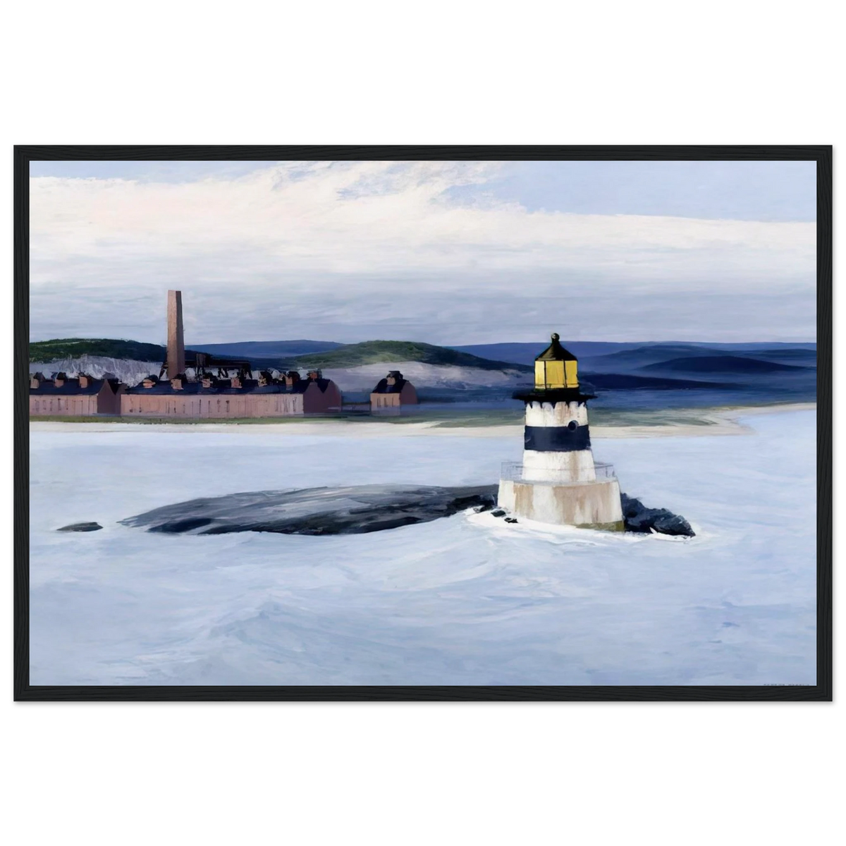 Five A.M. Framed Poster | Edward Hopper Framed Prints Wall Art | Edward Hopper Print