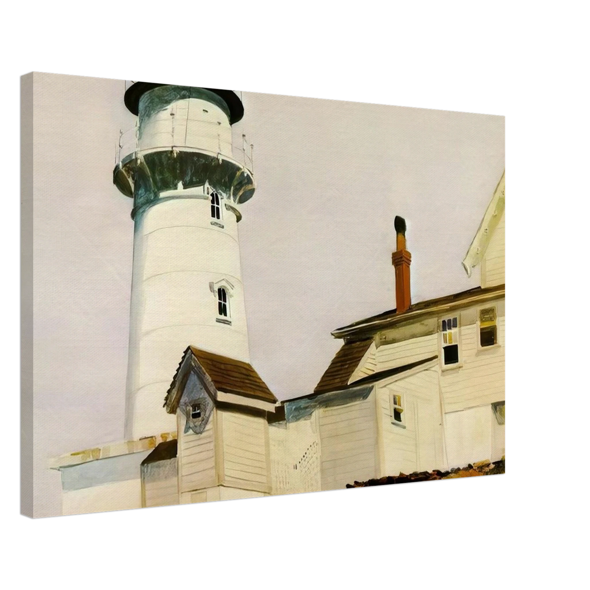 Light at Two lights Canvas | Edward Hopper Canvas | Edward Hopper Print