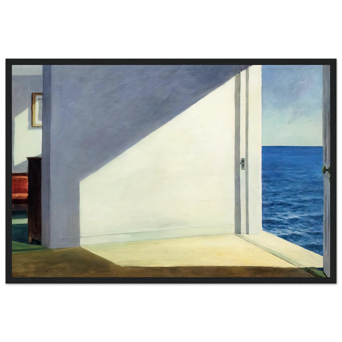Rooms By The Sea Framed Poster | Edward Hopper Framed Prints Wall Art | Edward Hopper Print