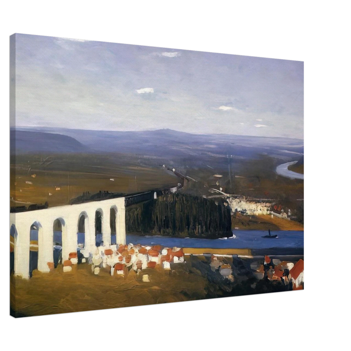 Valley of the Seine Canvas | Edward Hopper Canvas | Edward Hopper Print