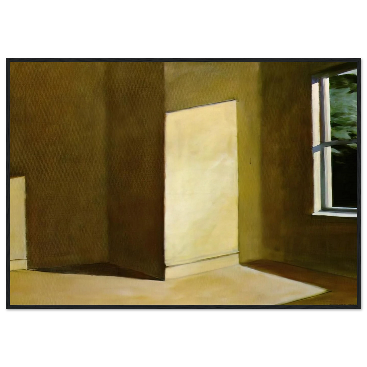 Sun in an Empty Room Framed Poster | Edward Hopper Framed Prints Wall Art | Edward Hopper Print