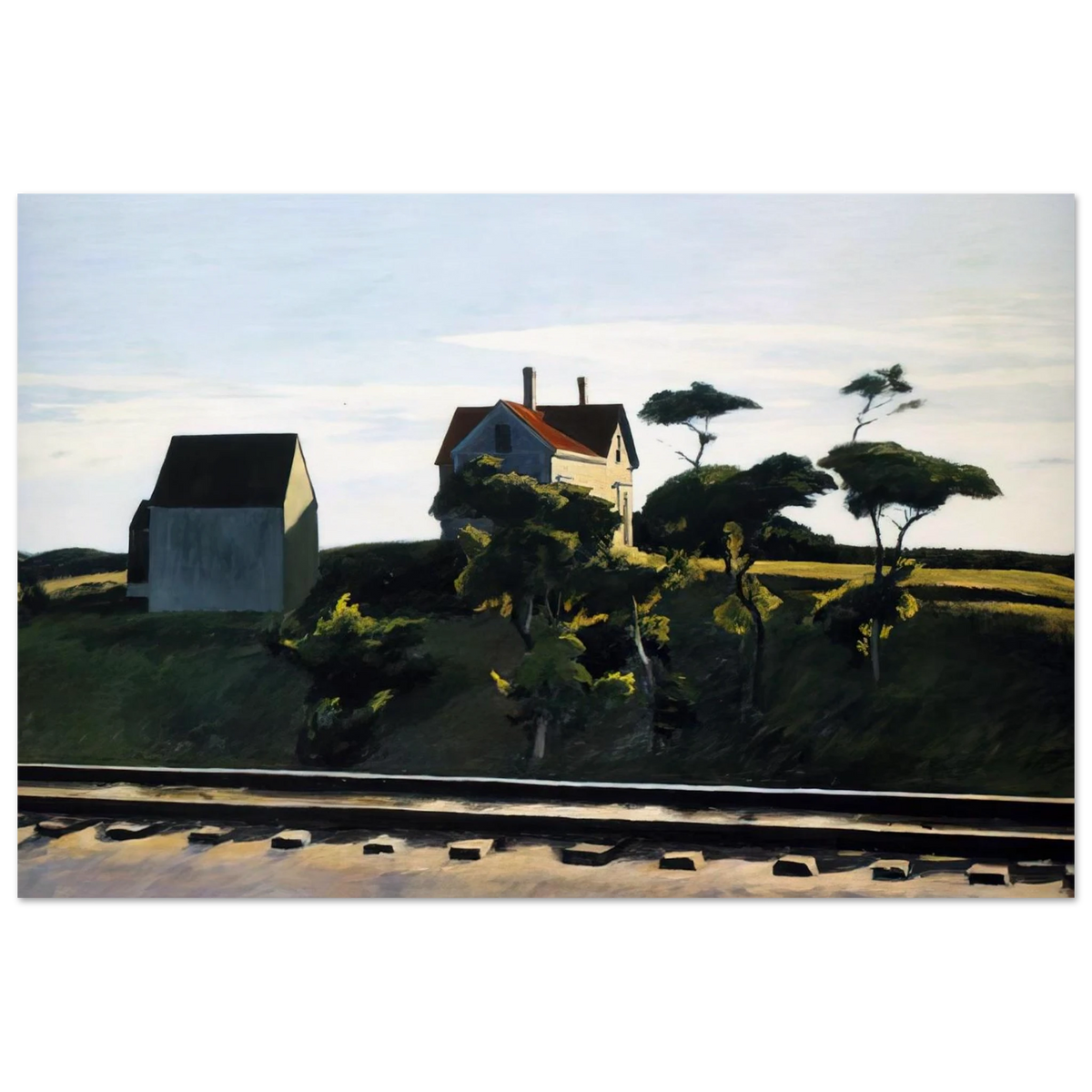 New York, New Haven and Hartford Poster | Edward Hopper Poster | Edward Hopper Print