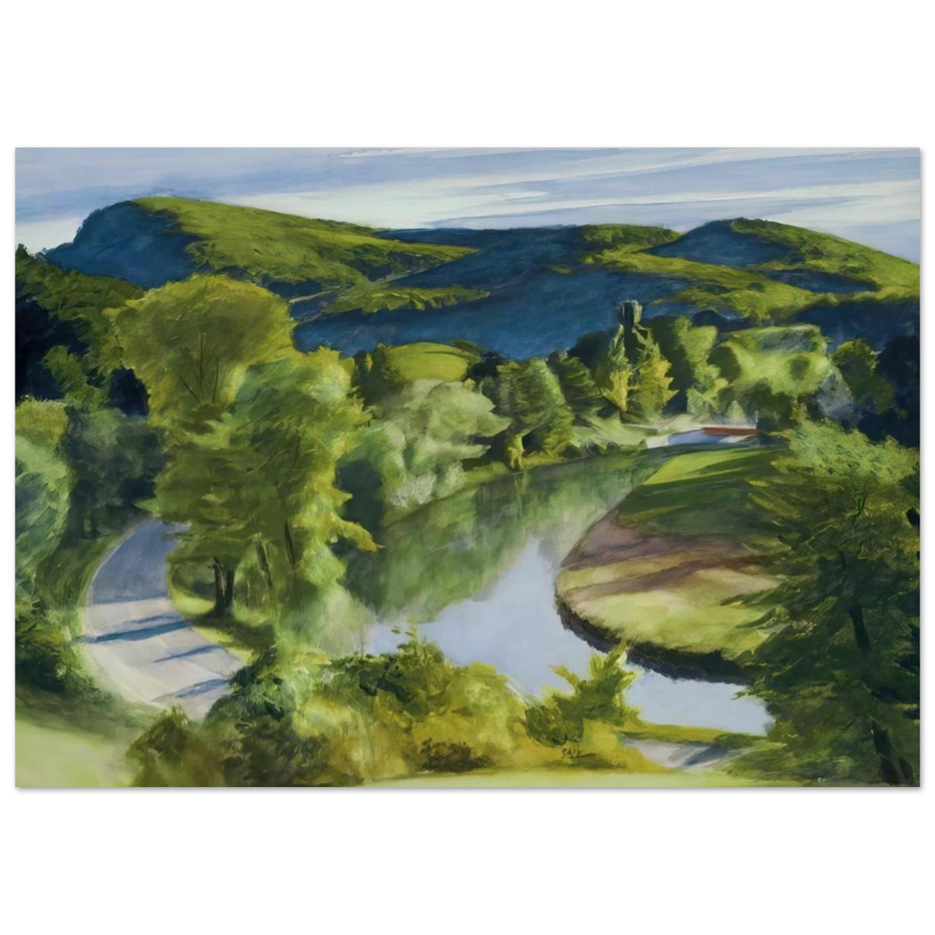 First Branch of the White River, Vermont Poster | Edward Hopper Poster | Edward Hopper Print