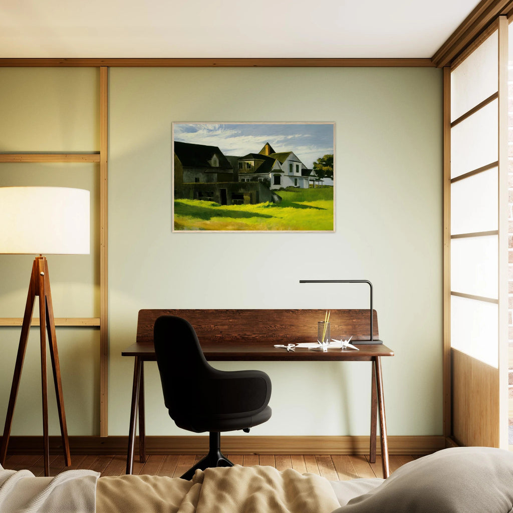 Cape Cod Afternoon Framed Poster | Edward Hopper Framed Prints Wall Art | Edward Hopper Print