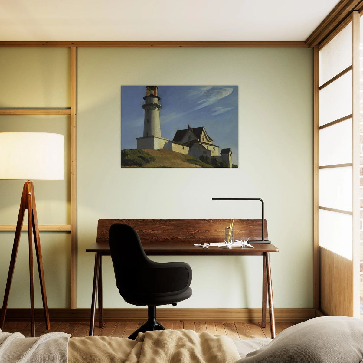 Lighthouse at Two Lights Canvas | Edward Hopper Canvas | Edward Hopper Print