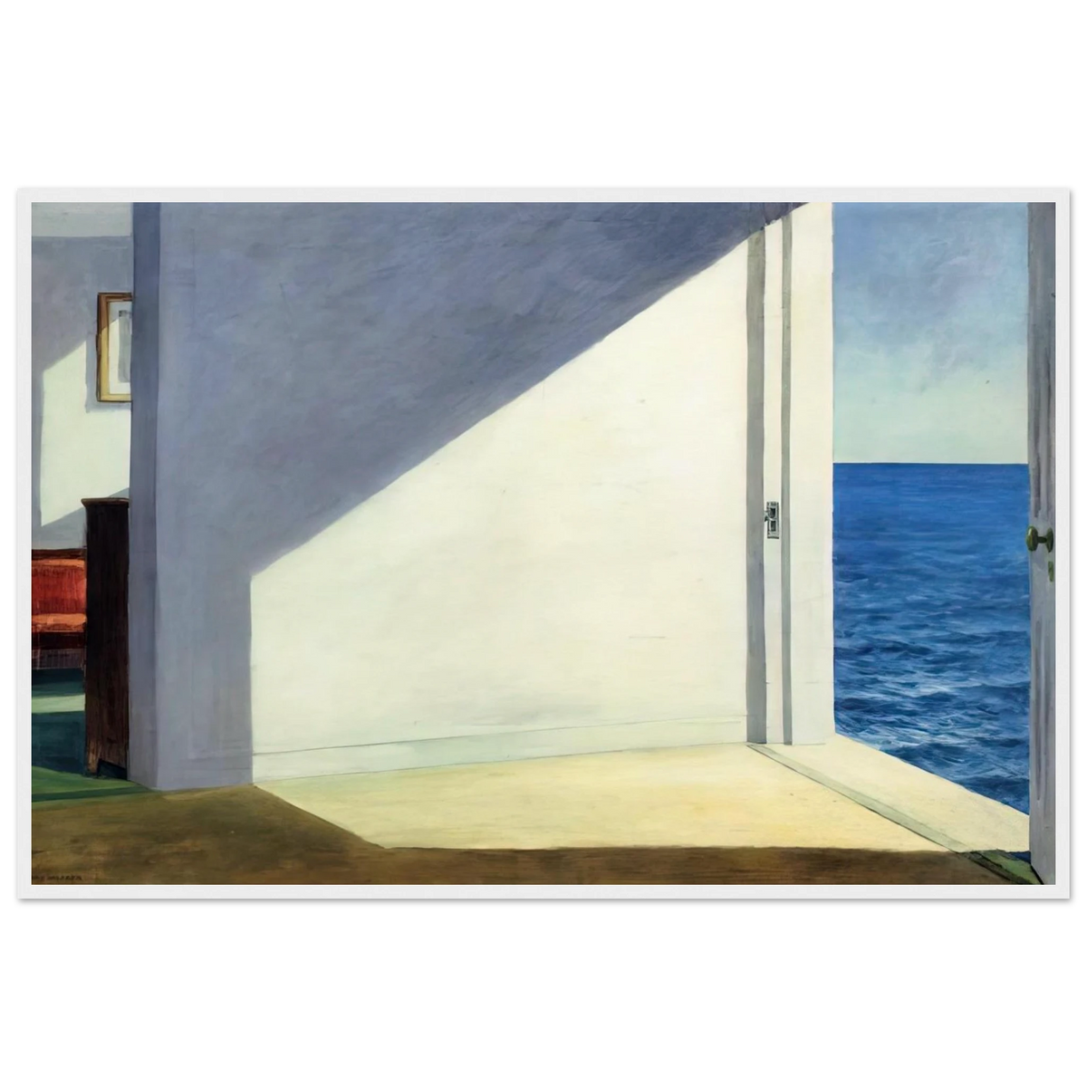 Rooms By The Sea Framed Poster | Edward Hopper Framed Prints Wall Art | Edward Hopper Print