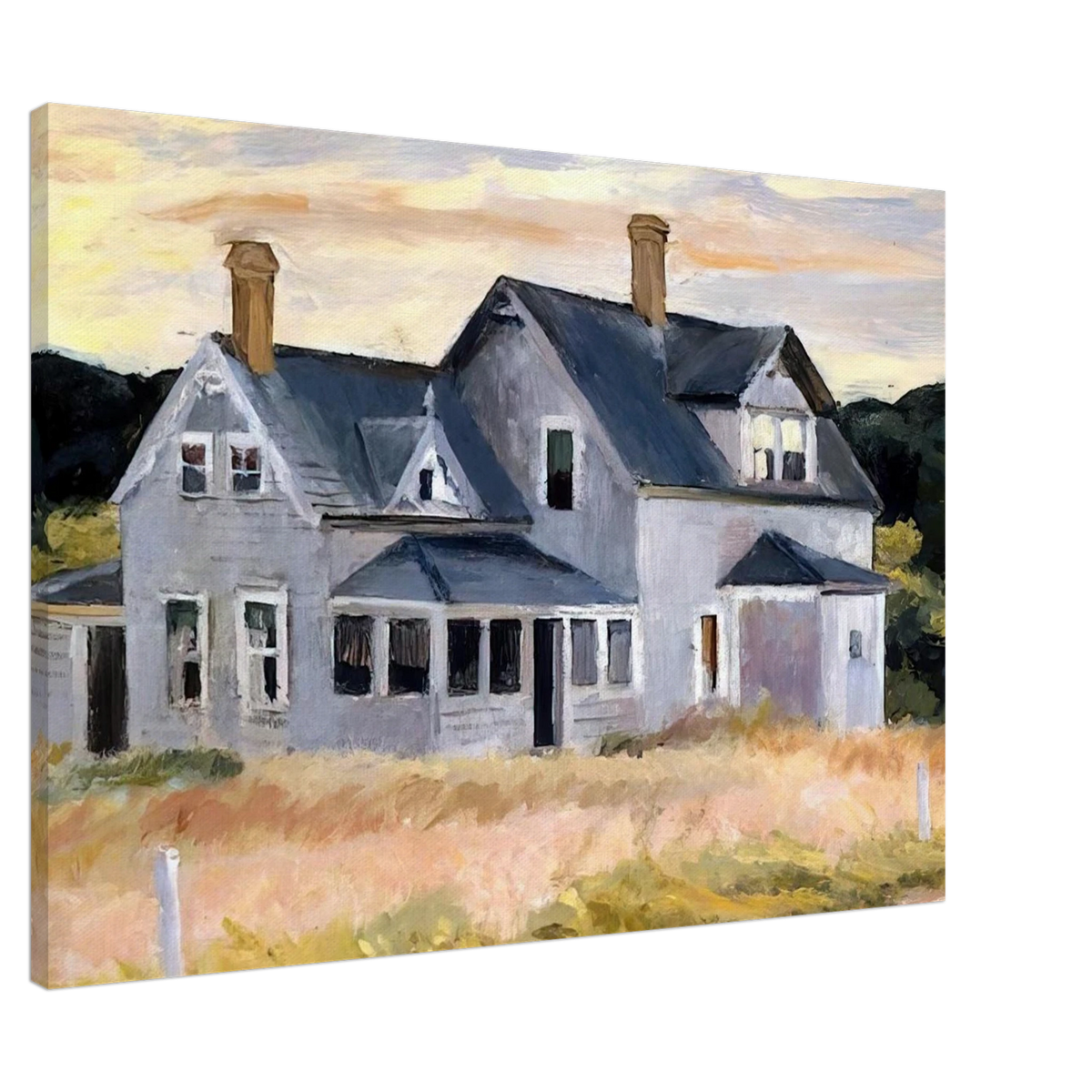 House by a Road Canvas | Edward Hopper Canvas | Edward Hopper Print