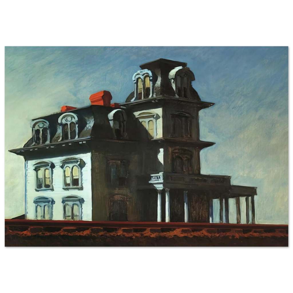 House by the Railroad Poster | Edward Hopper Poster | Edward Hopper Print