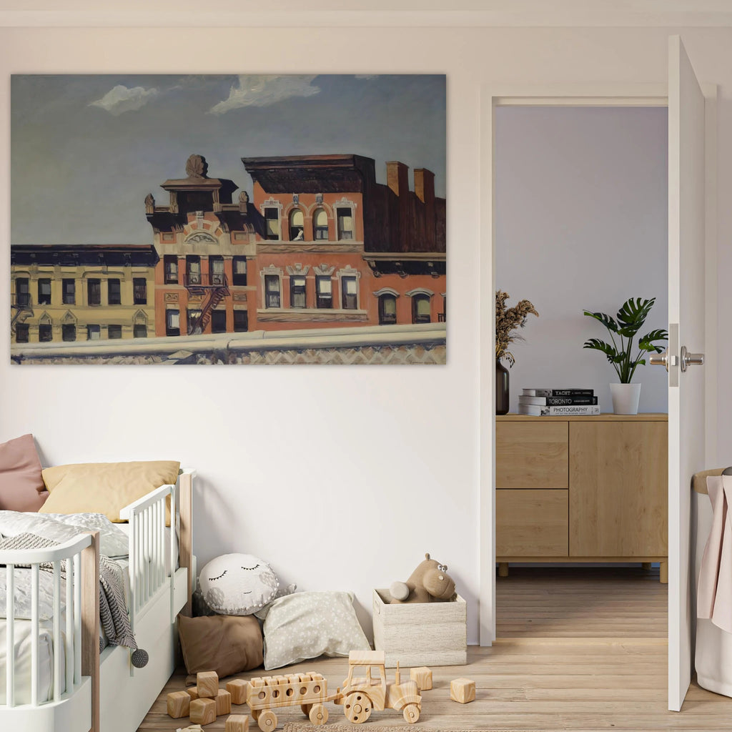 From Williamsburg Bridge Poster | Edward Hopper Poster | Edward Hopper Print
