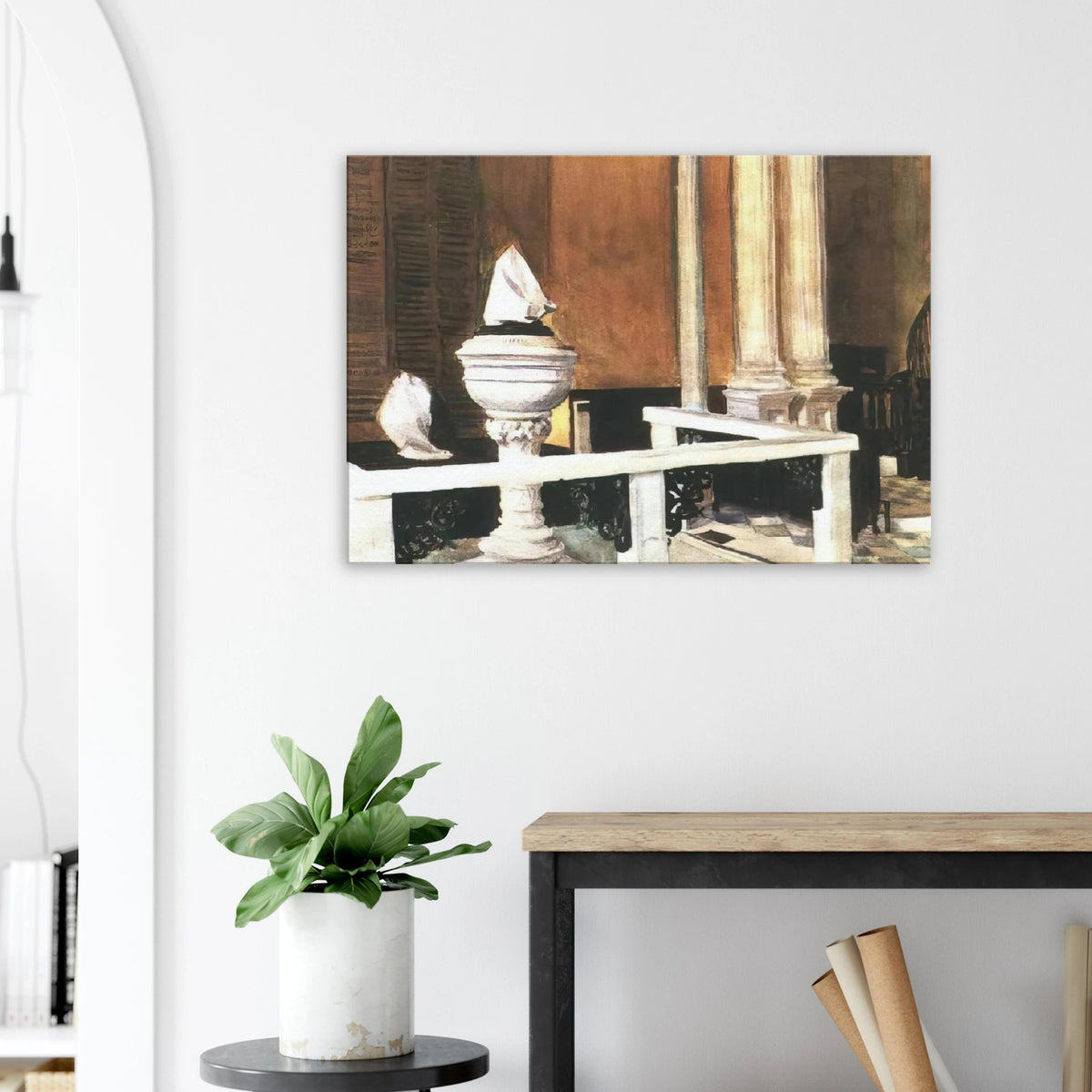 Baptistry of St. John s Canvas | Edward Hopper Canvas | Edward Hopper Print