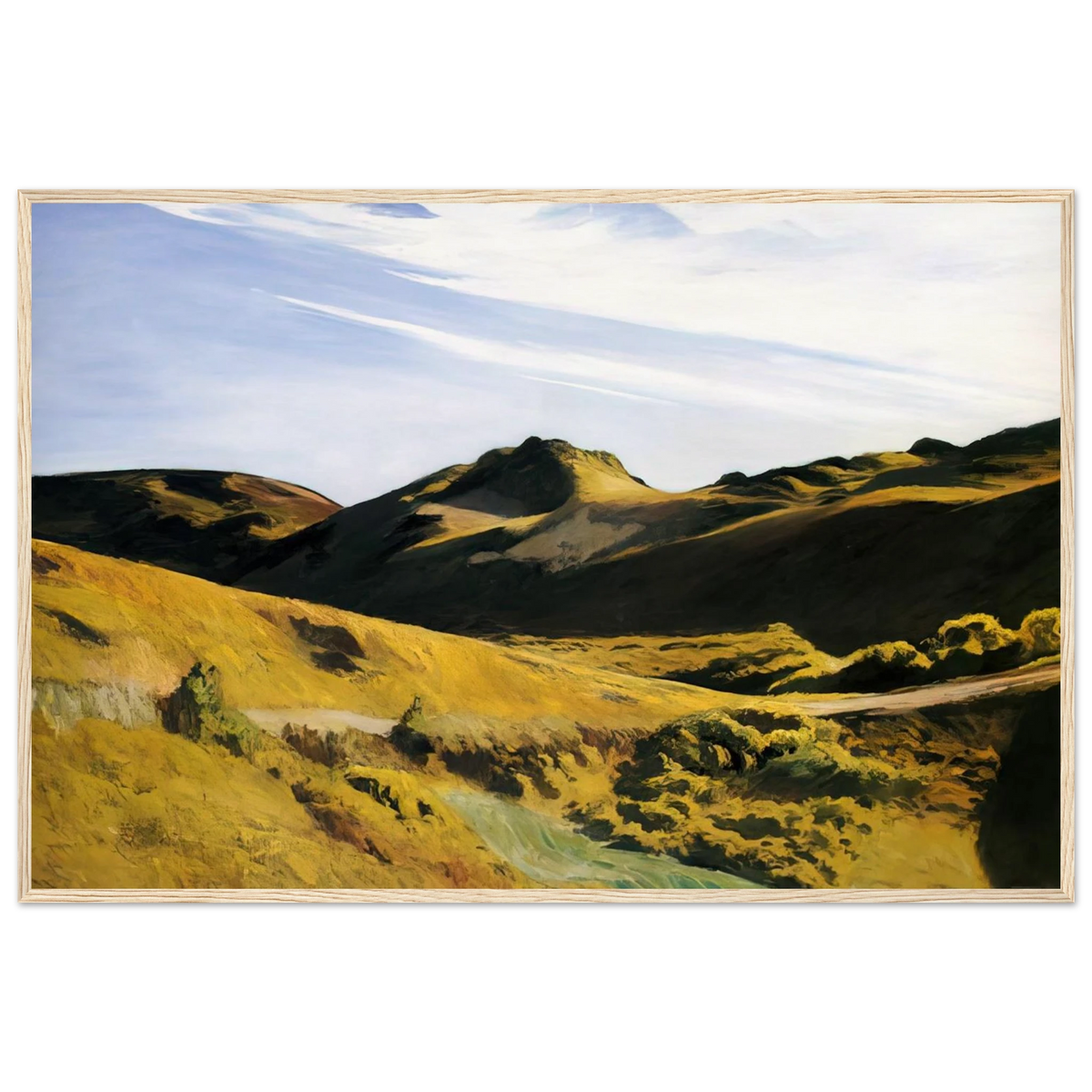 The Camel s Hump Framed Poster | Edward Hopper Framed Prints Wall Art | Edward Hopper Print
