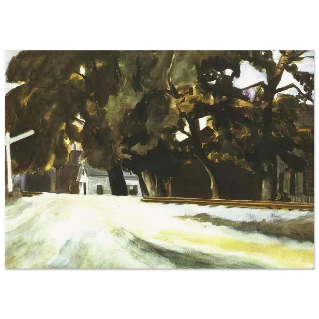 Railroad Crossing Poster | Edward Hopper Poster | Edward Hopper Print
